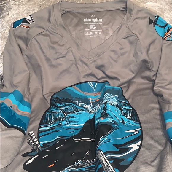 Men gray Open Water sports shorts Sz. XL - Picture 1 of 8